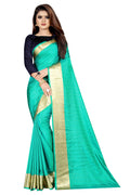 Refreshing Light Blue Colored Festive Wear Silk Saree With Beautiful Border