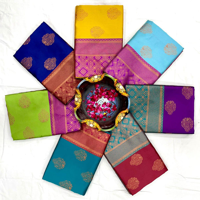 Soft Lichi Silk Bold And Beautiful With Weaving Silk Exclusive New Saree