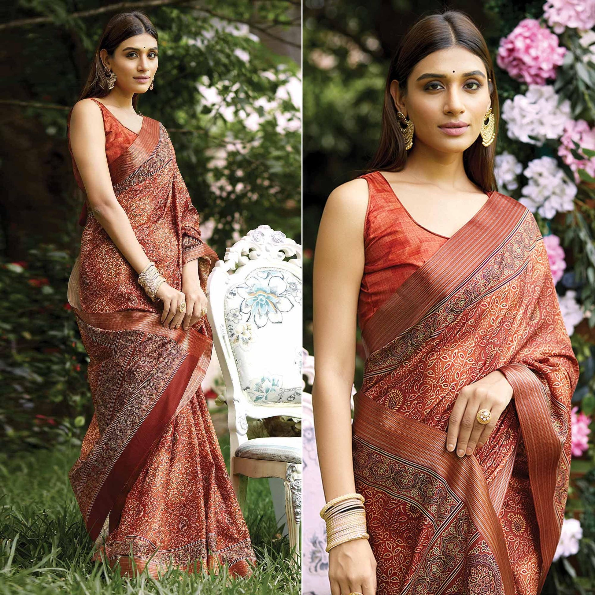 Woven Pure Soft Silk, Cotton Silk Saree - Ibis Fab